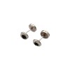 Abridores bebe Solitario - Plata 925 - Piedra Ónix negro - AB3008 Conpiedra