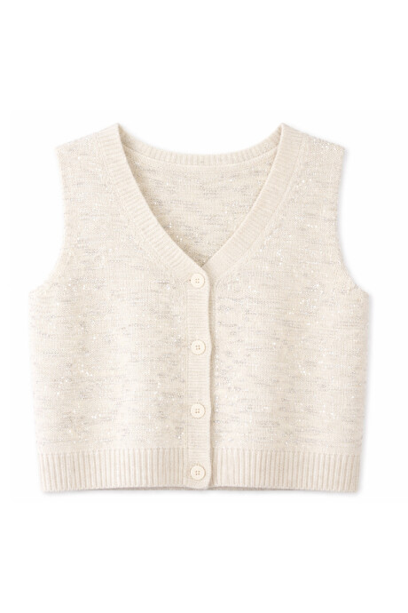 Chaleco Acacia Crema