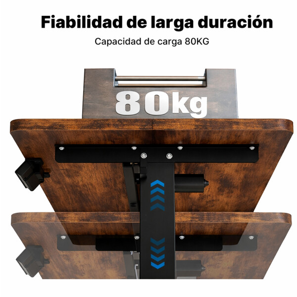 Escritorio Eléctrico 60 X 160 Altura Regulable ESCRITORIO ELECTRICO 60X160 MARRON Q10