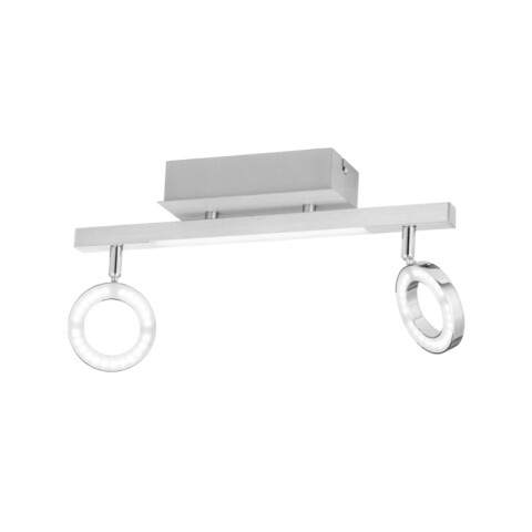 Aplique LED cromo 2X3,3W+2X6,4W 3000K CARDILLIO1 EG2170