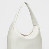 Bolso Nicky en cuero graneado Blanco
