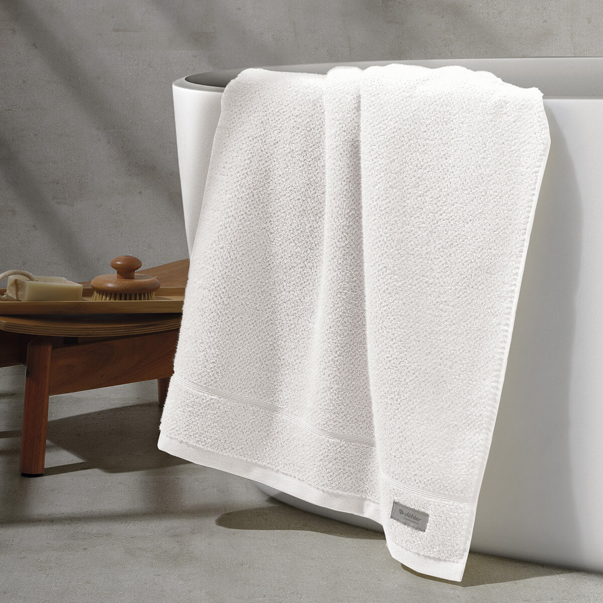 Toalla Baño Kairo Dohler 70 x 140 cm 100% Algodón - BLANCO 