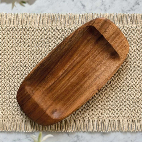 Bandeja Rect. C/ Mangos Madera 30.5X15X2.5Cm Bandeja Rect. C/ Mangos Madera 30.5X15X2.5Cm