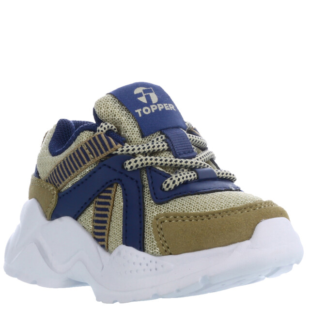 Championes de Niños Topper Chalpa Bebe Beige - Azul Marino