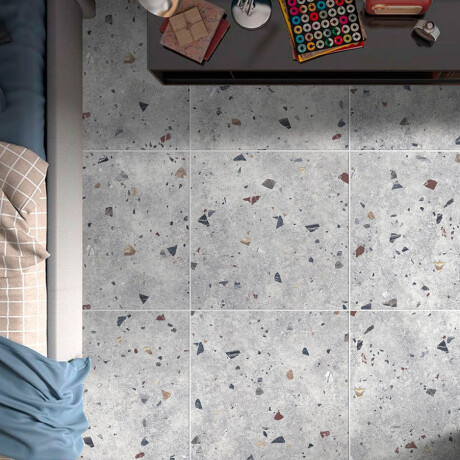 Porcelanato Gris Tipo Piedra Mate 66X66Cm Piso Pared GAMAS DE GRIS