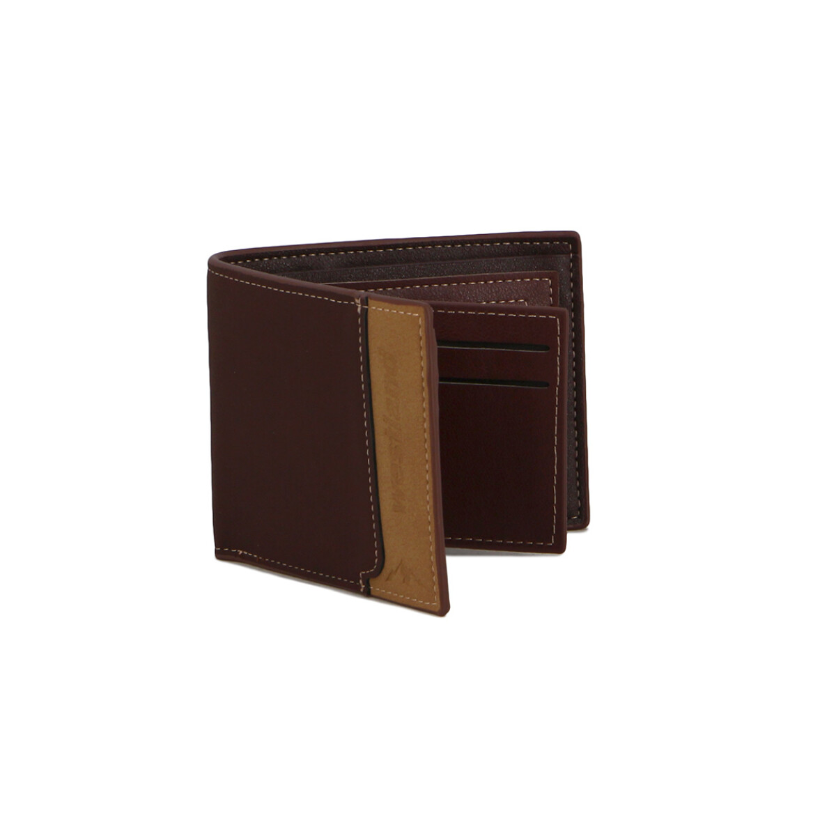 Westland Billetera Hombre C/costura Frontal - Marron Oscuro-marron 