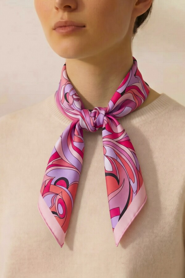 Pañuelo Swirl ROSA/MULTI