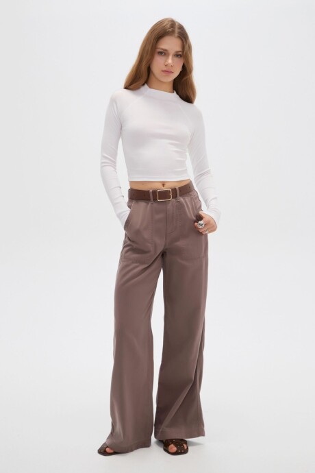 Pantalon Riop Taupe / Mink / Vison