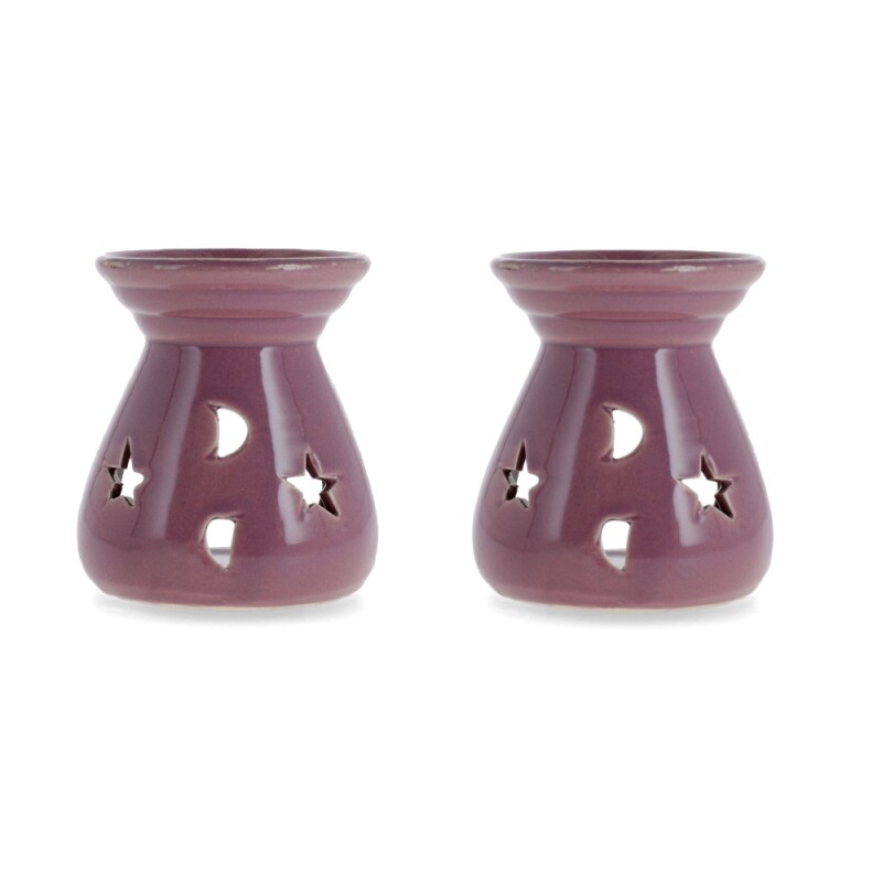 HORNILLOS DE CERAMICA X2 UNIDADES Gp039/estrella Y Luna 8x6.5cm