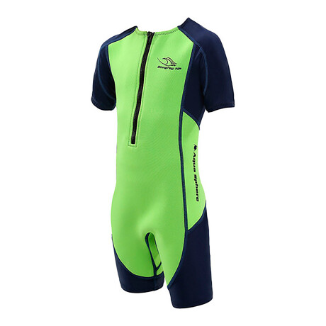 Aqua Sphere - Traje de Neopreno Niño Unisex Stingray Core Warmer SJ21331042 - Verde / Azul Navy. 2. 001