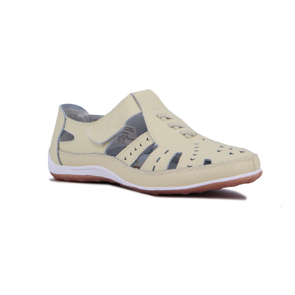 Wonder Guillermina Casual C/velcro Calada S/baja - Beige Beige