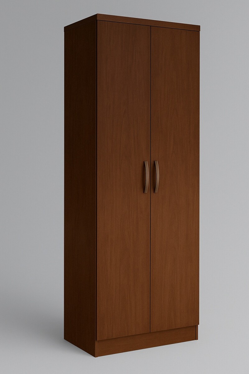 Armario Ropero Placard Multiuso 2 Puertas Cocina Baño Color Marrón - Marrón 