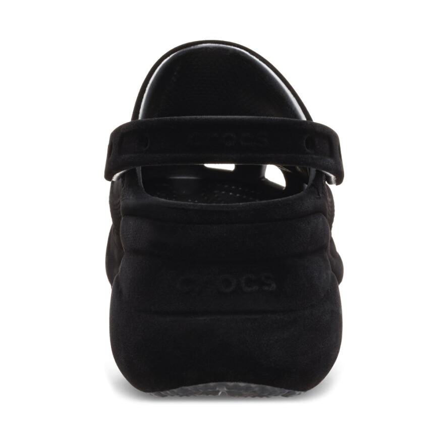 Bae Velvet Clog W Black