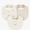 Set x3 baberos carters patito beige
