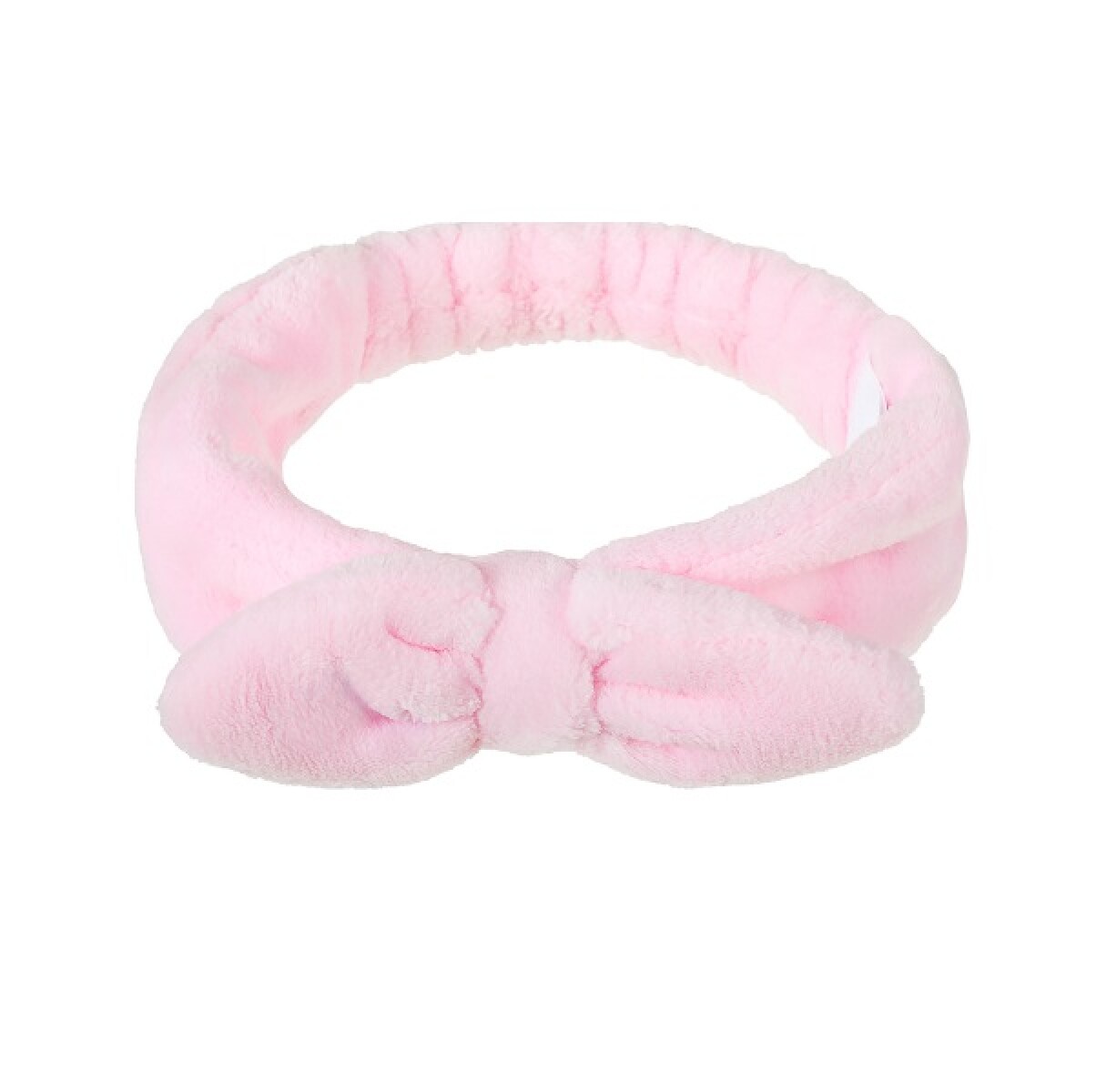 Vincha bow maquillaje - rosa 