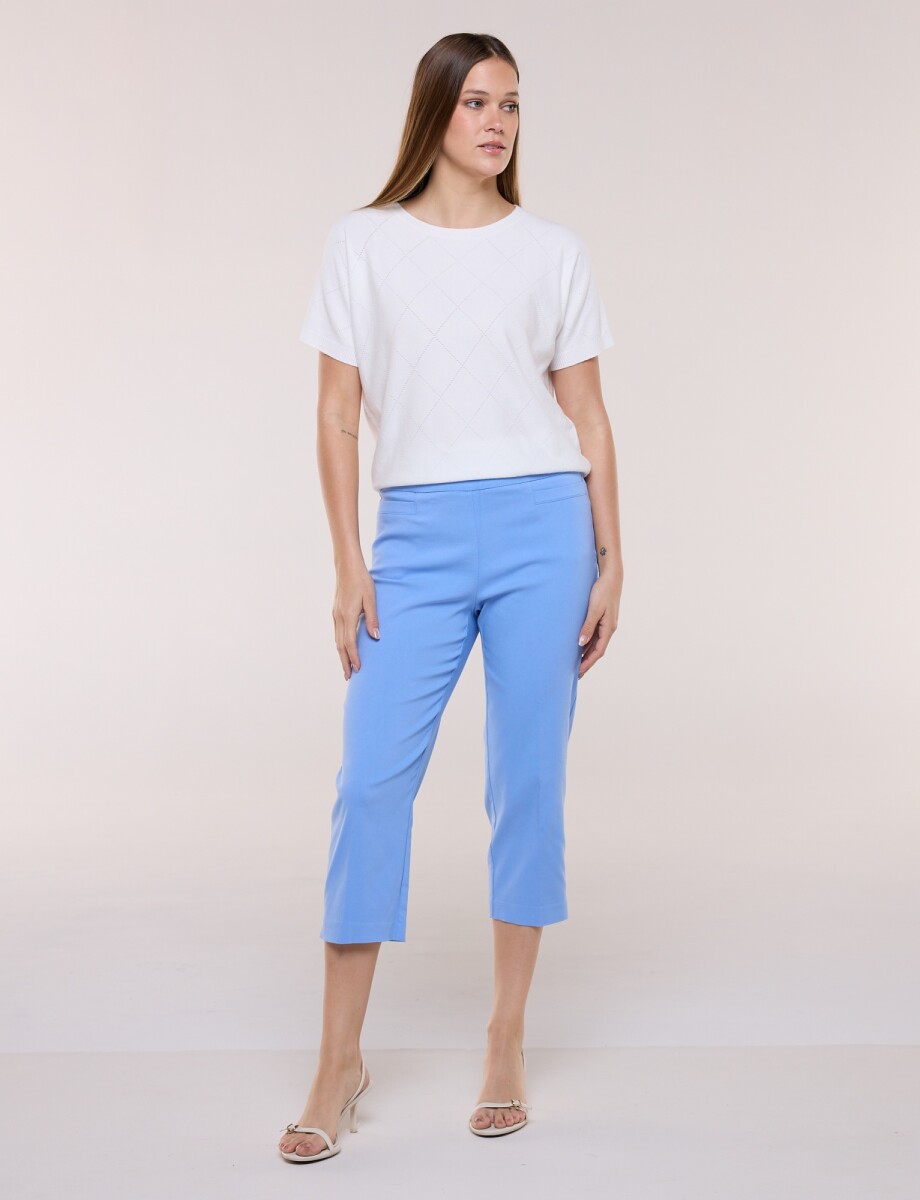Capri Pull On Colors - Celeste 