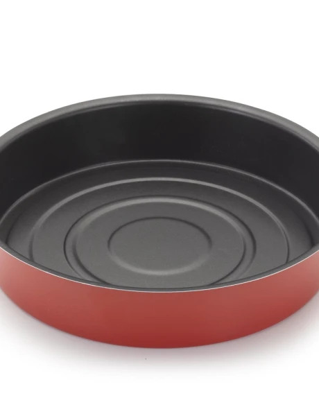 ASADERA ANTIAD D32x6.5CM ESP 0.7MM ROJO ALUMINIO ASADERA ANTIAD D32x6.5CM ESP 0.7MM ROJO ALUMINIO