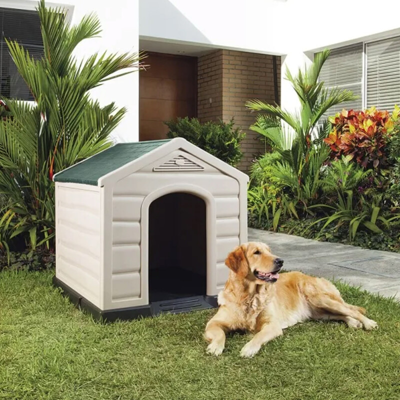 Casa para Perros Razas Medianas y Grandes Rimax 92x90x89cm Casa para Perros Razas Medianas y Grandes Rimax 92x90x89cm