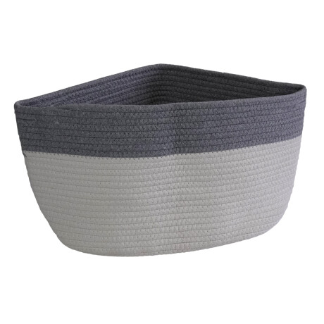CANASTO HILO TRENZADO CILINDRICO ALGODON OVAL CANASTO HILO TRENZADO CILINDRICO ALGODON OVAL