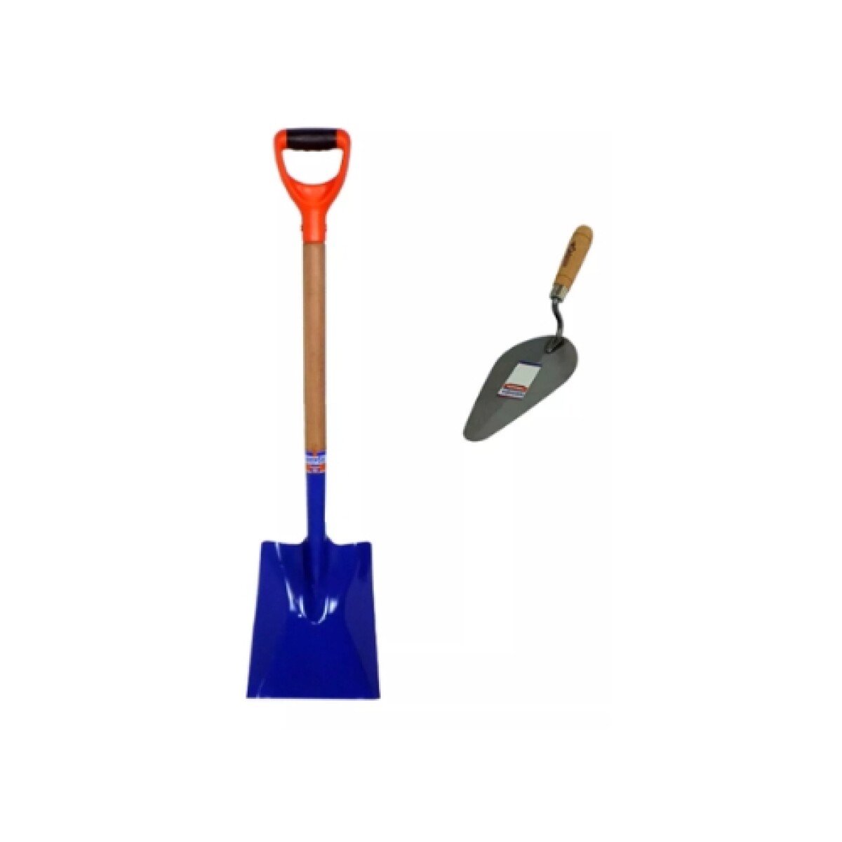 Combo Hermasur® Pala de palear ergonómica + cuchara de albañil 8" 