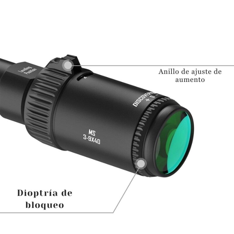 Mira Telescópica Discovery MS 3-9x40 IR SFP Mira Telescópica Discovery MS 3-9x40 IR SFP