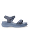 Sandalias de Mujer Azaleia Casual Vera Solft c/Velcro Azul - Azul Jean