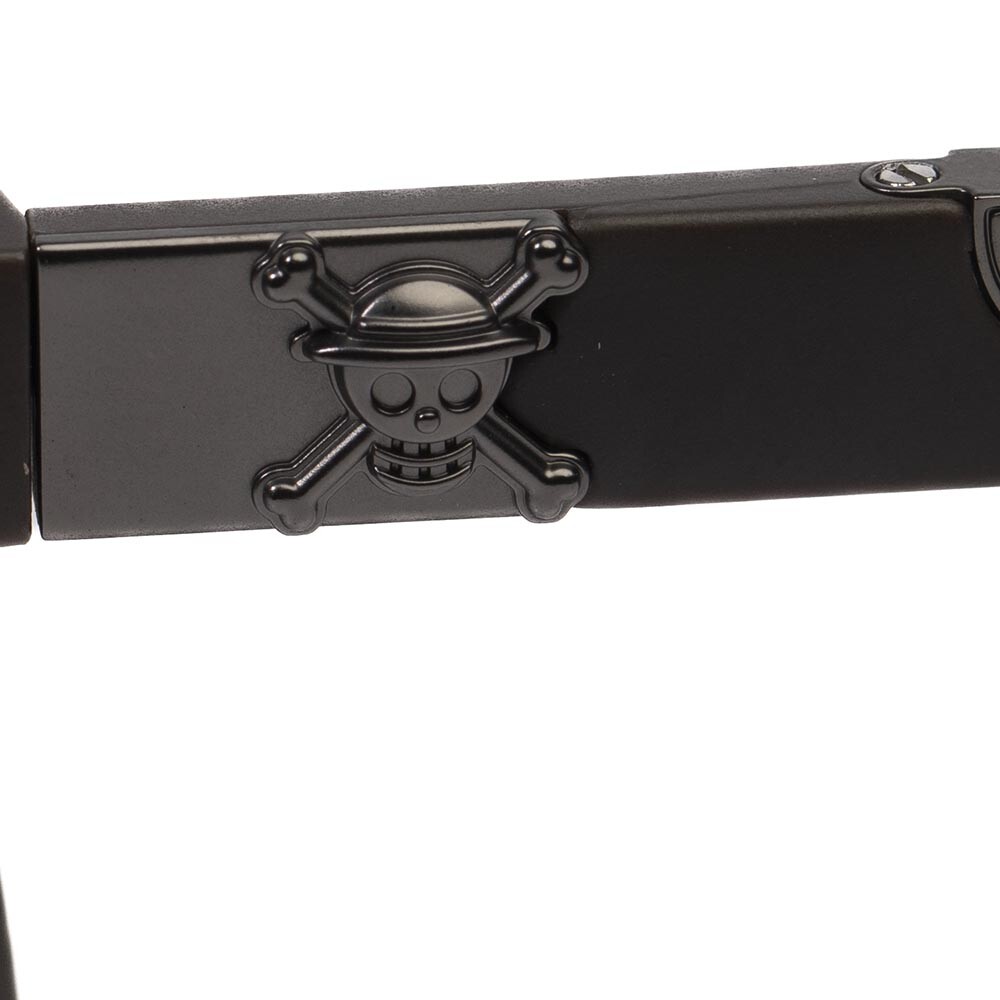 Lentes De Sol One Piece Redondo - Unisex Negro/Marrón