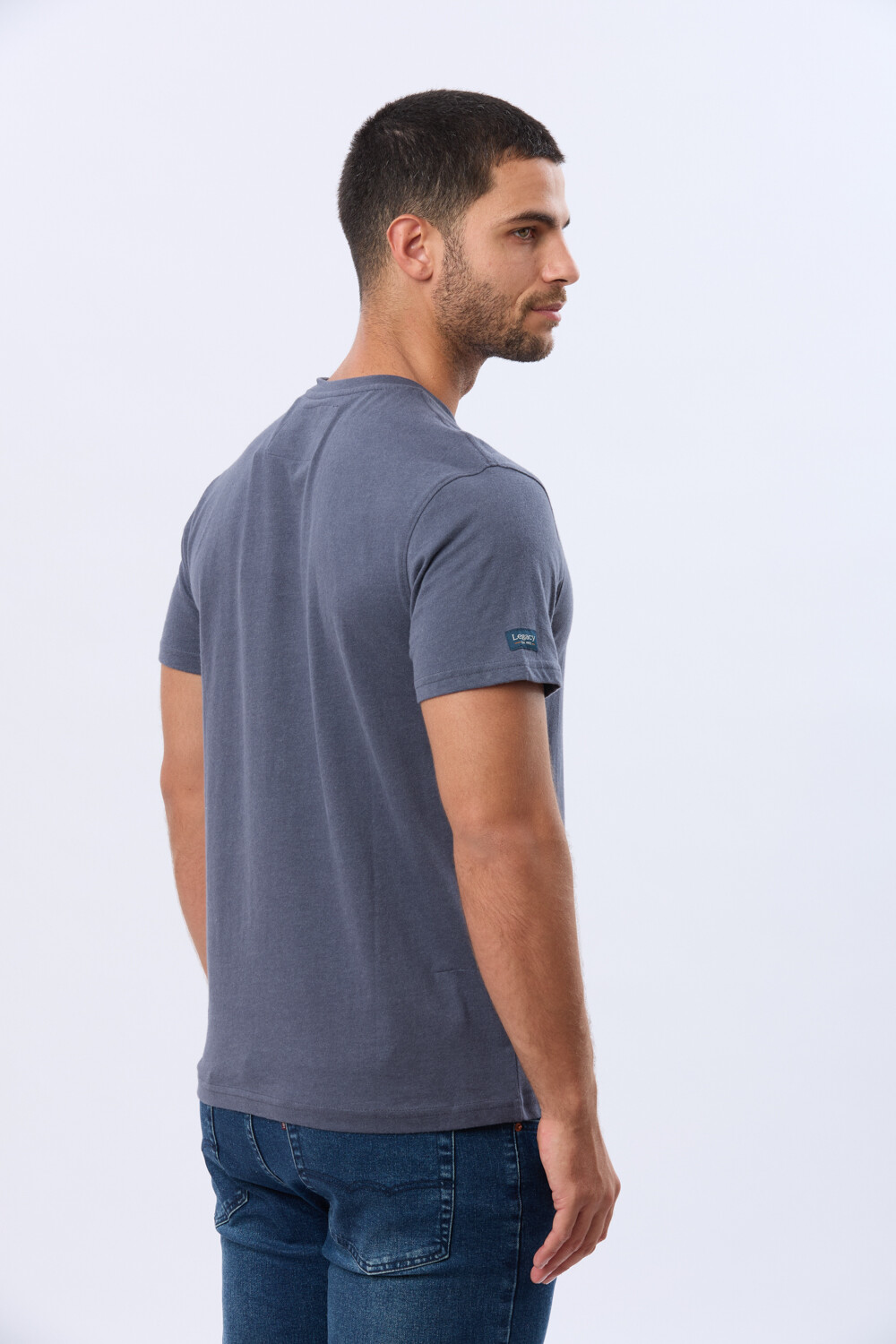 REMERA BÁSICA DE ALGODÓN Denim