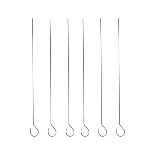 KIT ESPETONES SIMPLES PACK X 6 UNIDADES METAL