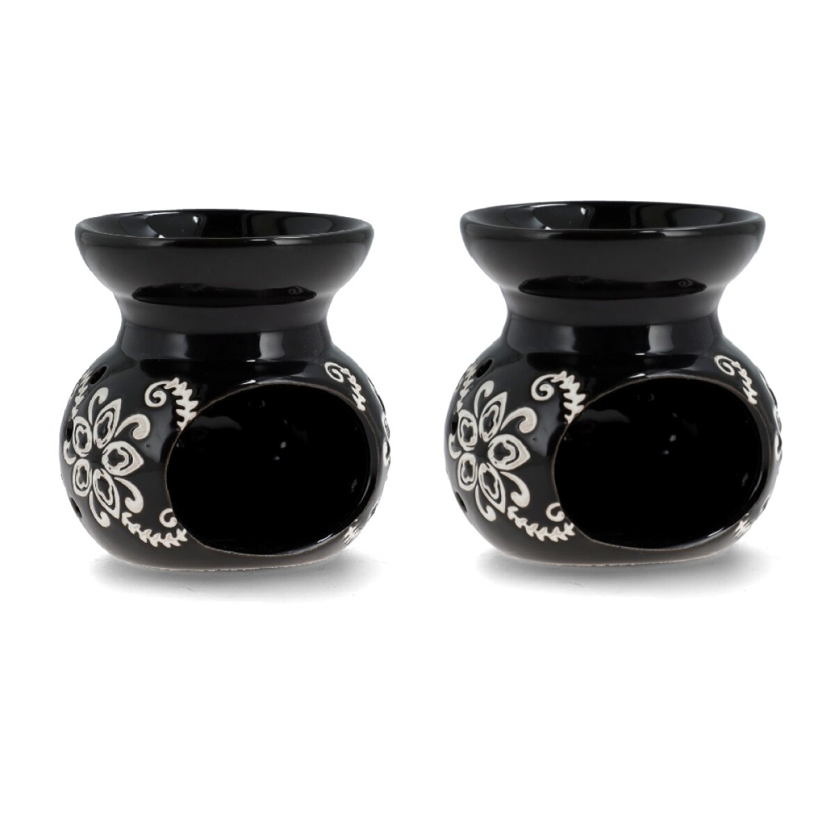 HORNILLOS DE CERAMICA X2 UNIDADES - Gp041/flor 9x8cm 