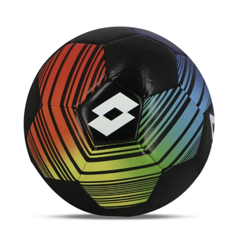 Pelota Lotto Soccer md size 4 Negro-Multicolor
