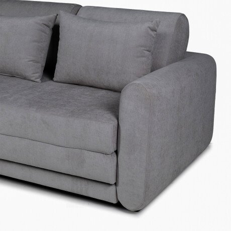 Sofá Cama Parma - Tela Microfibra TC1011 (Grafito)