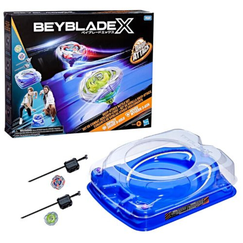 Hasbro Beyblade X Drop Attack Estadio Completo Hasbro Beyblade X Drop Attack Estadio Completo