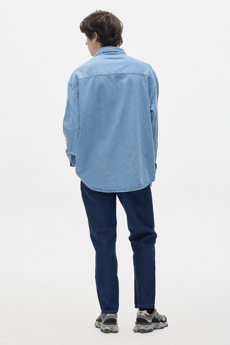 Camisa Noble Denim Baby Blue