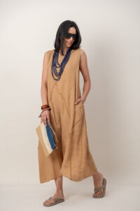 VESTIDO TIALLI Camel