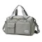 Bolso De Viaje Impermeable Con Compartimento Para Calzado Gris