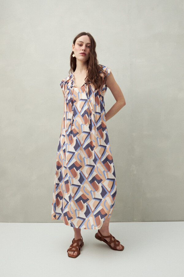 VESTIDO WILLA PRINTED Multicolor