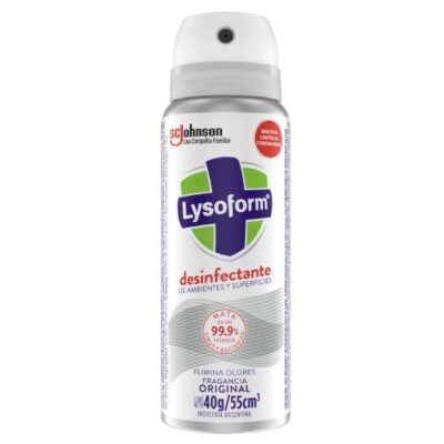Desinfectante de Ambiente Lysoform Aerosol Original Pocket 55 ML