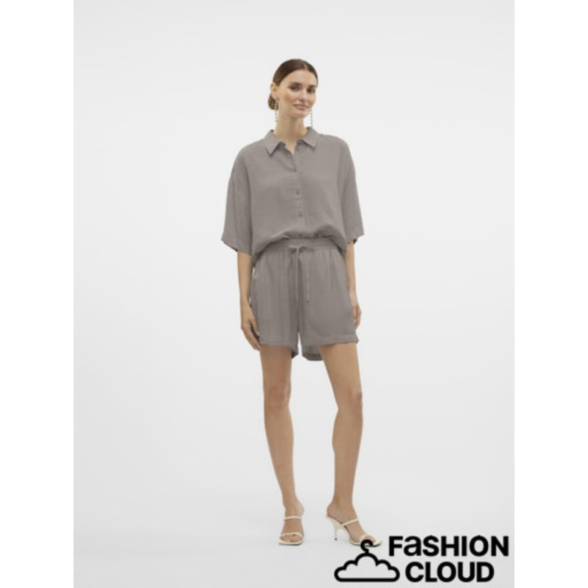 VMLINN SHORTS WVN NOOS - Moon Rock 