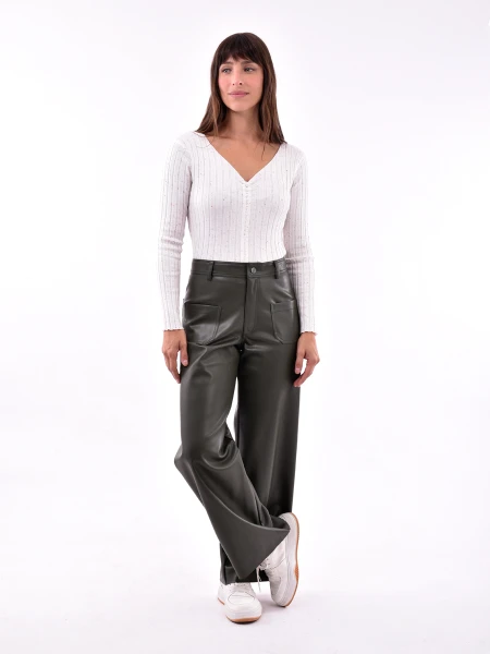 PANTALON MORA VERDE OSCURO