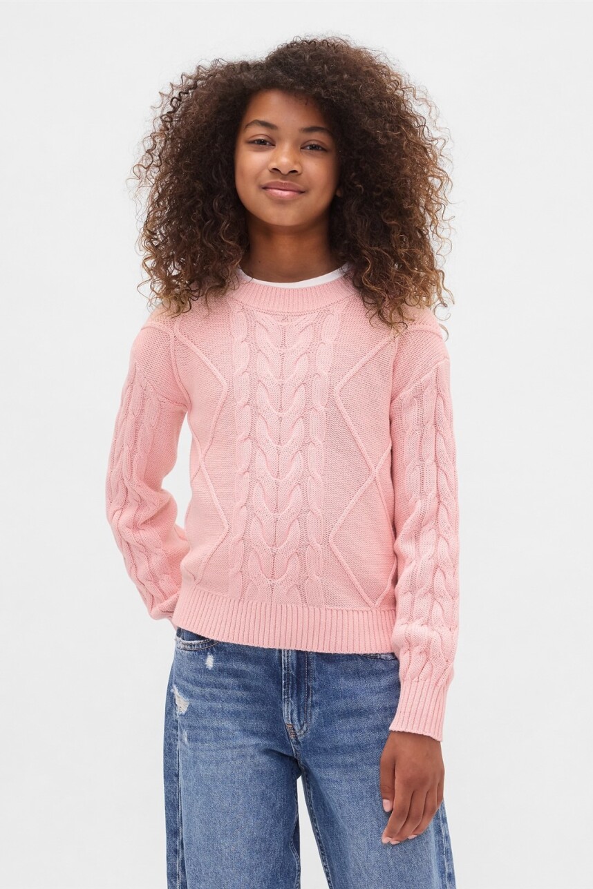 Buzo Con Ochos Niña Pure Pink