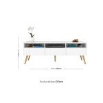 RACK - MINIMALISTA PATAS EN MADERA RACK - MINIMALISTA PATAS EN MADERA