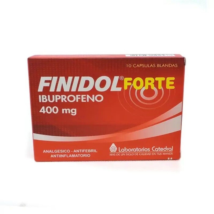 FINIDOL FORTE 400 MG. CJ X 10 CÁPS. BLAN única