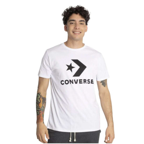 Remera Converse Star Chevron Blanco
