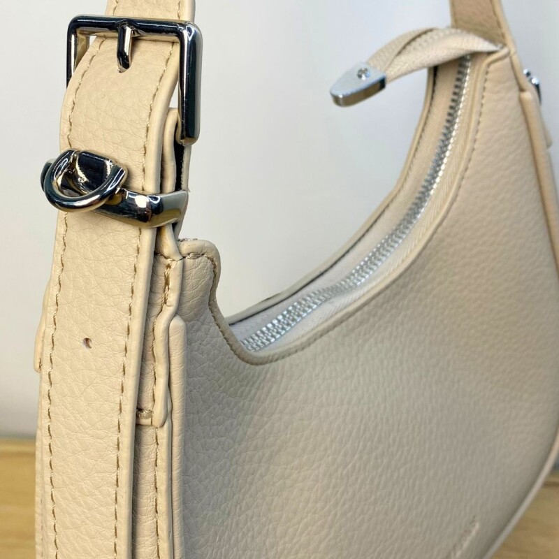 Cartera Cuerina Wanna Beige