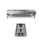 Extractor + Anafe Pack De Extractor Purificador Nubia + Anafe A Gas Vulcano Duo 2 Acero Inoxidable