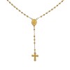 Rosario Virgen Milagrosa-Oro bajo-Sin piedra-RO8006 sinpiedra