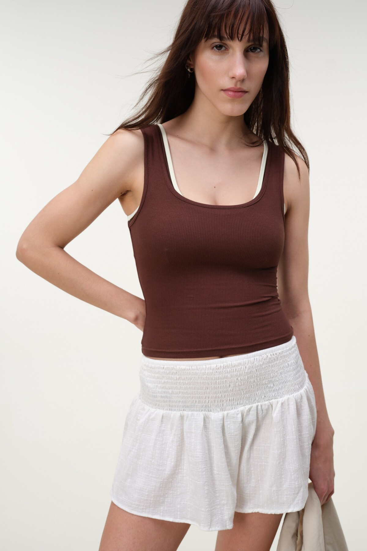 Top Basic Marron
