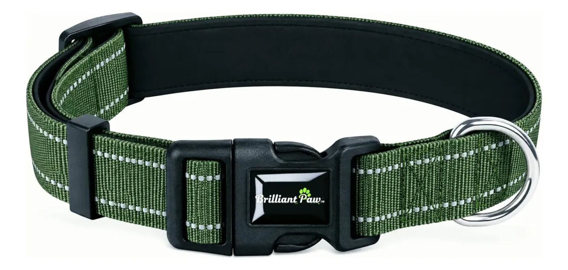 Collar Para Mascotas Talle M Refractario - VERDE 