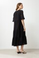 Maxi vestido broderie negro